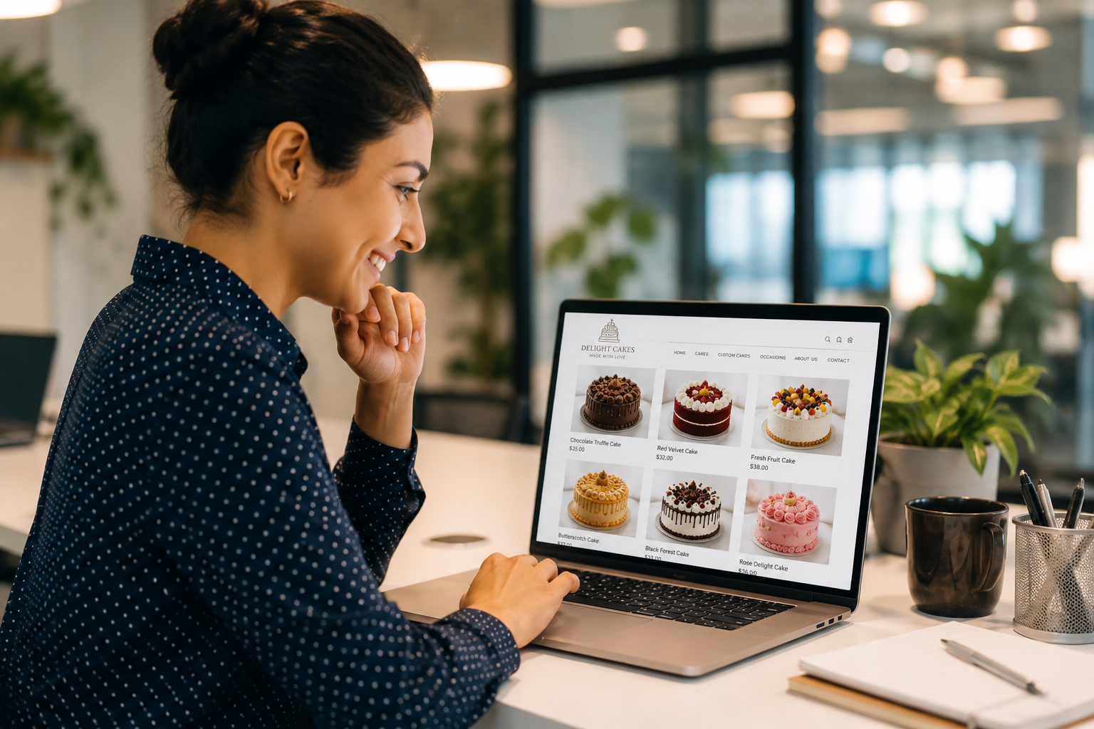 Person setting up team gifting on a laptop